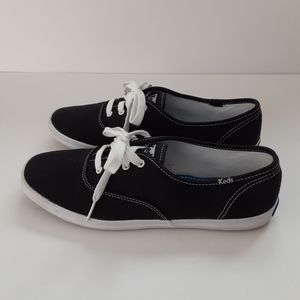 KEDS | Black Champion Canvas Sneakers